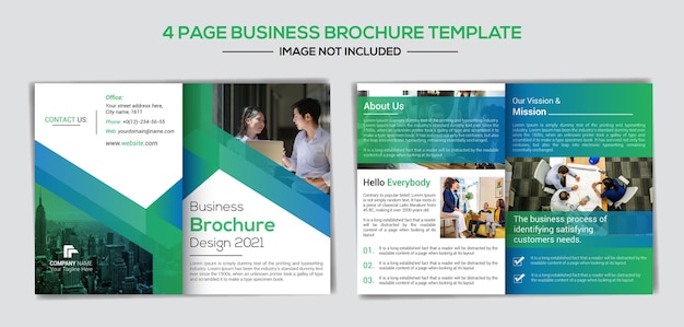 Creative business profile design template