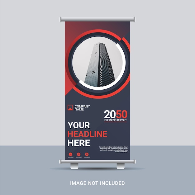 Creative business roll up banner template