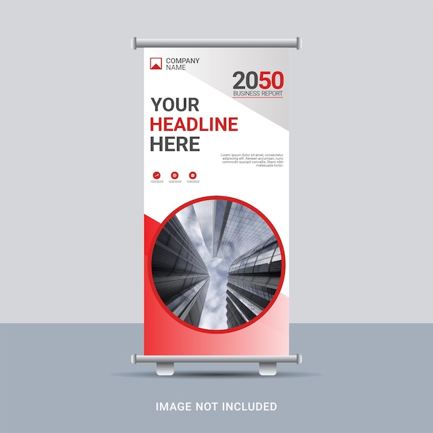 Creative business roll up banner template