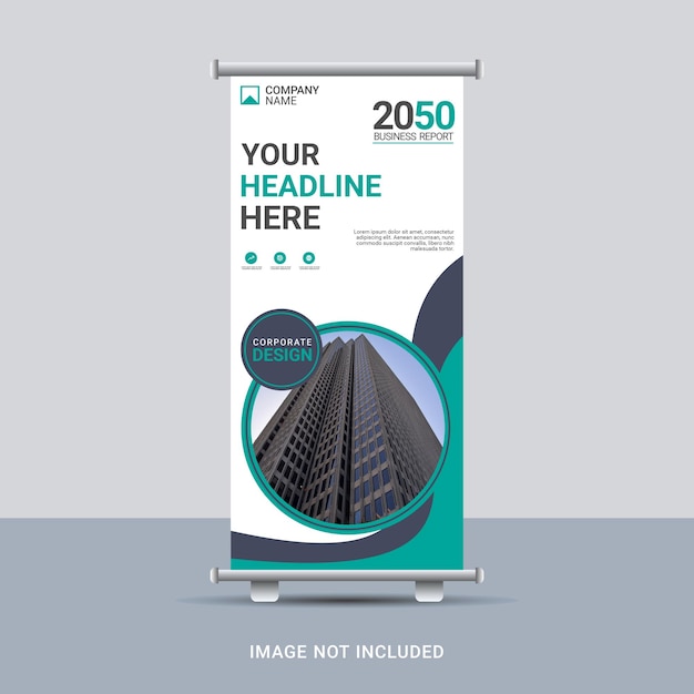 Creative business roll up banner template