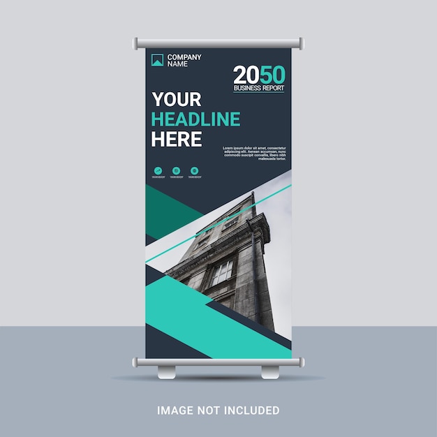Creative business roll up banner template