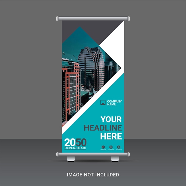 Creative business roll up banner template