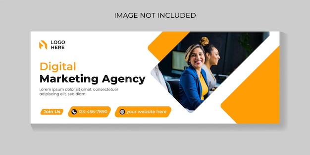 creative business solution facebook cover design template