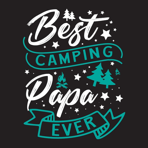 Creative Camping T Shirt Design,vector element