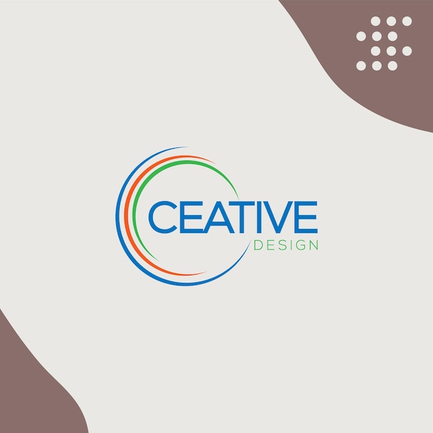 Креативный дизайн логотипа ccc shape для вашего бизнеса.