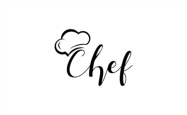 Иллюстрация векторного дизайна логотипа ресторана Creative Chef Hat