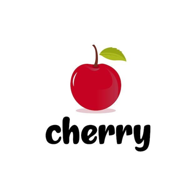 creative cherry abstract logo design cherry icon cherry vector illustration logo