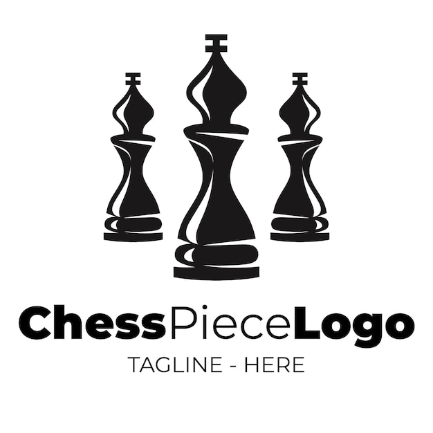 Creative chess piece logo