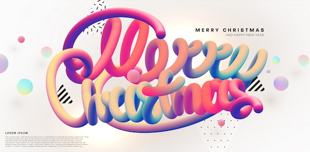 Creative christmas background design