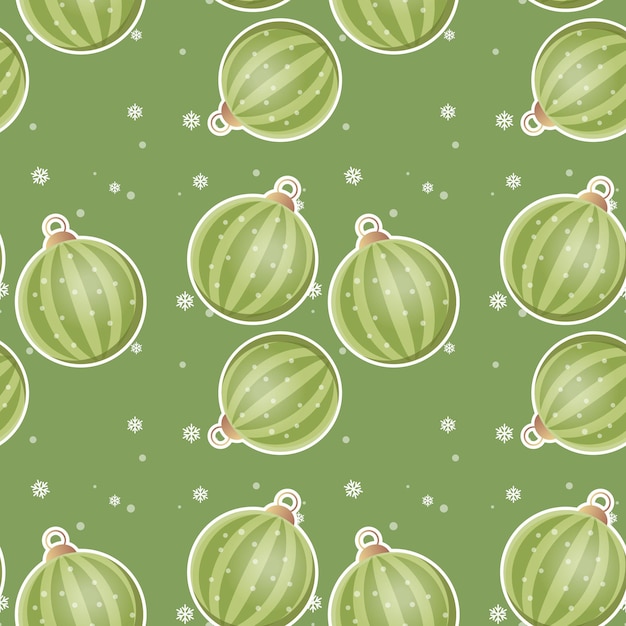 Creative christmas green lamp background pattern