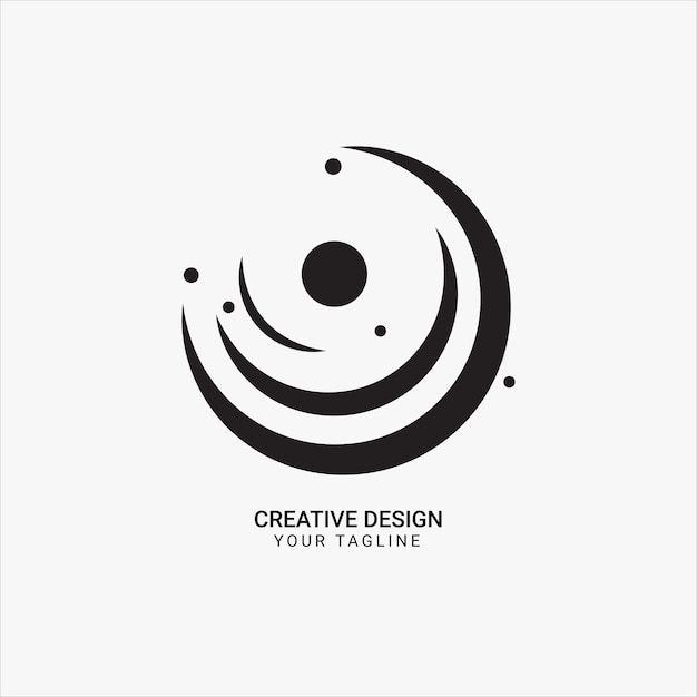 Creative circle shape abstract design logo