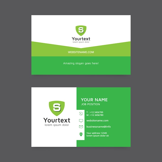 Creative and clean business card template