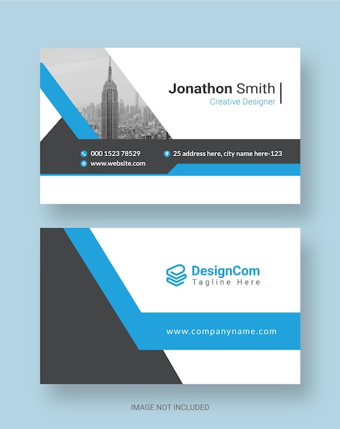 creative and clean business card template