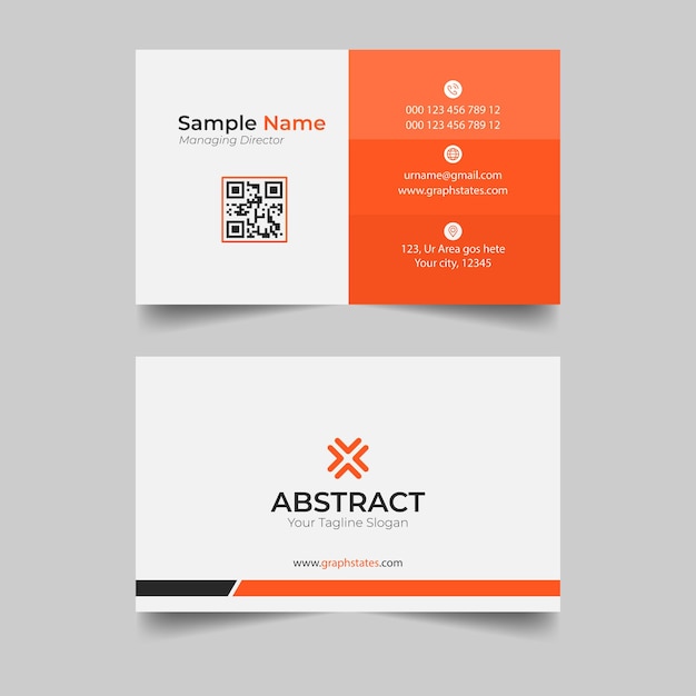 Creative and Clean Corporate Business Card Template