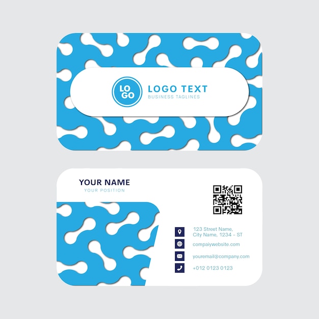 Creative and clean double-sided business card