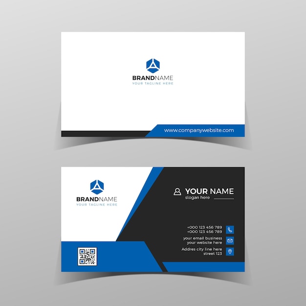 Vector creative and clean vector business card template