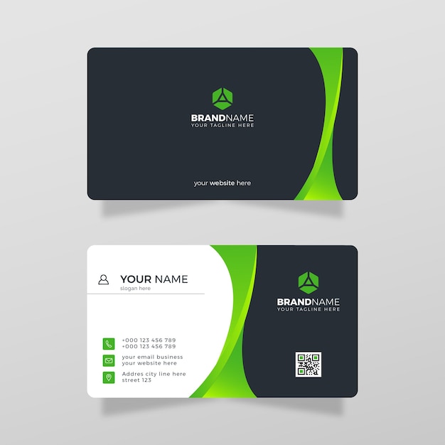 Vector creative and clean vector business card template