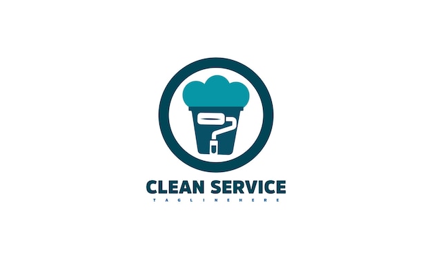 Creative Cleaning Creative Concept Logo Design Template