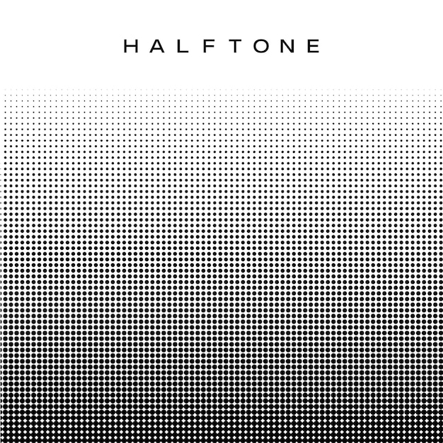 Vector creative color halftone gradient from bottom