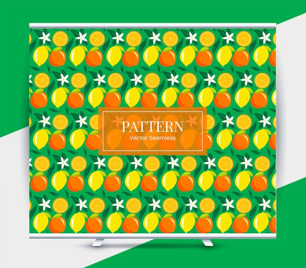 creative colorful fruity pattern vector background