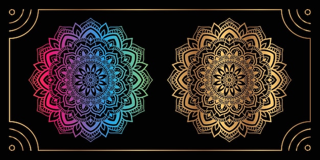 Creative Colorful Luxury Mandala Background