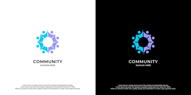 Creative Community Template Logo Design