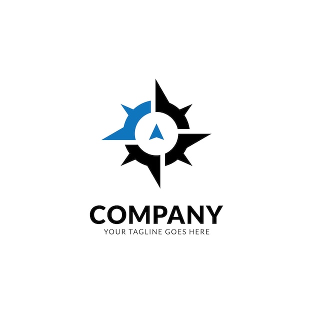 Creative Compass Concept Logo Design Template