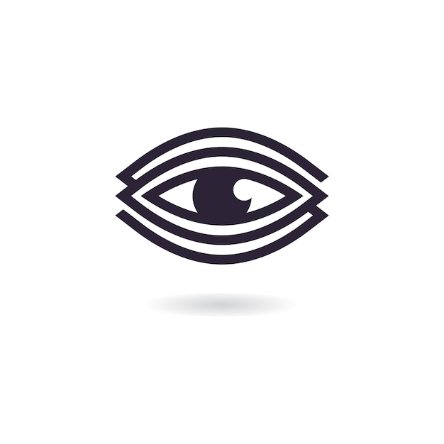 Creative concept eyes logo design template eye care logo icon