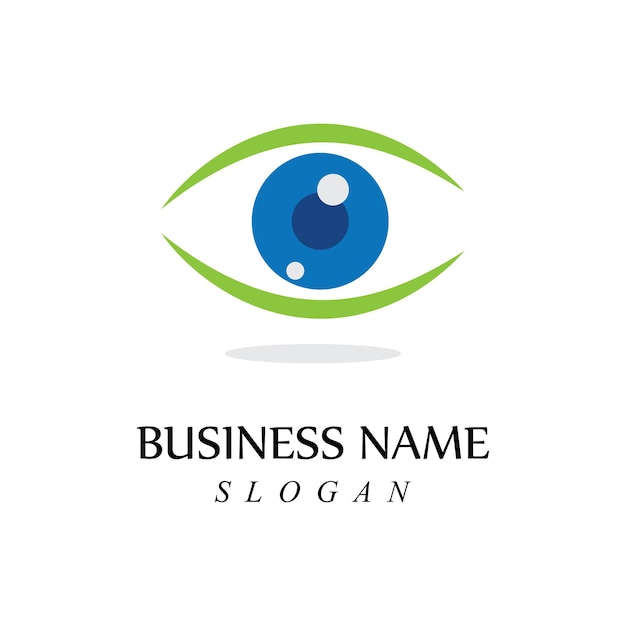 Creative concept eyes logo design template eye care logo icon