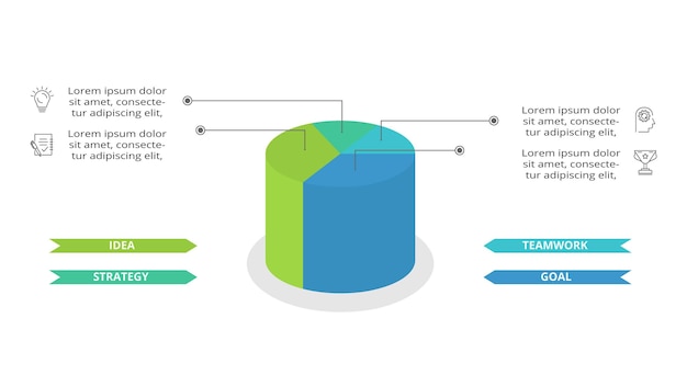 creative concept for infographic with 3 steps options parts or processes business data visualization
