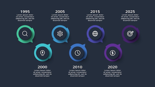 Creative concept for infographic with 6 steps options parts or processes