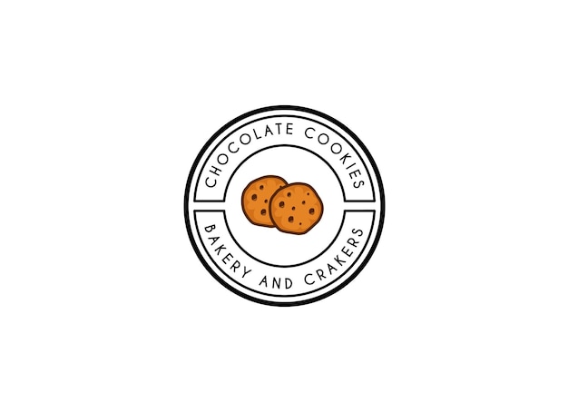 Creative Cookies Logo Choco Cookies Logo Awesome Business Vector Logo