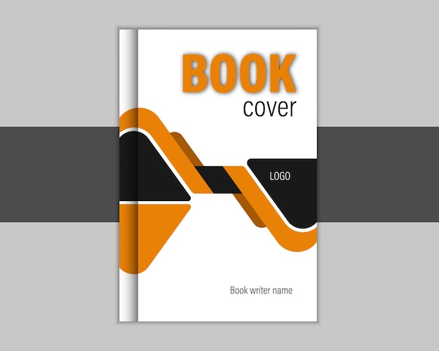 Vector creative corporate annual report business book cover design template