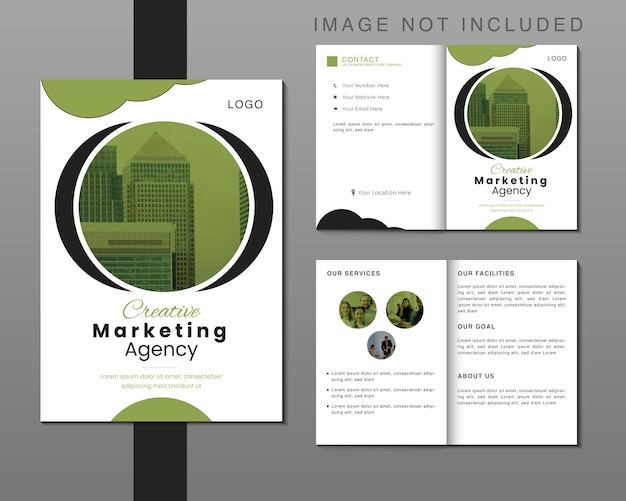 Creative Corporate BiFold Brochure Design Template Unveiling Your Path to Success