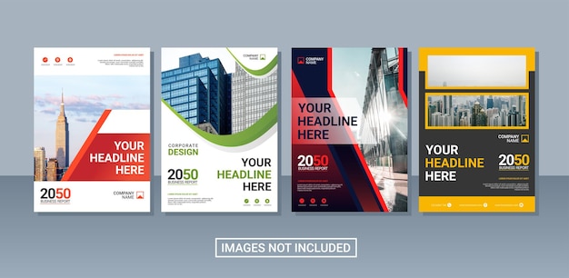 Creative corporate book cover collection design