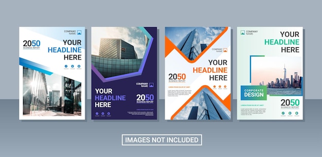 Creative corporate book cover collection design