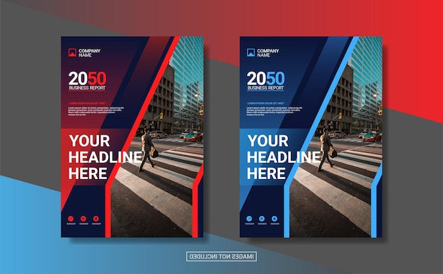 Creative corporate book cover design template