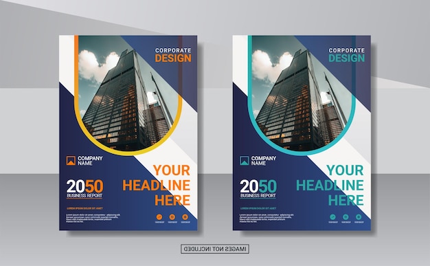 Creative corporate book cover design