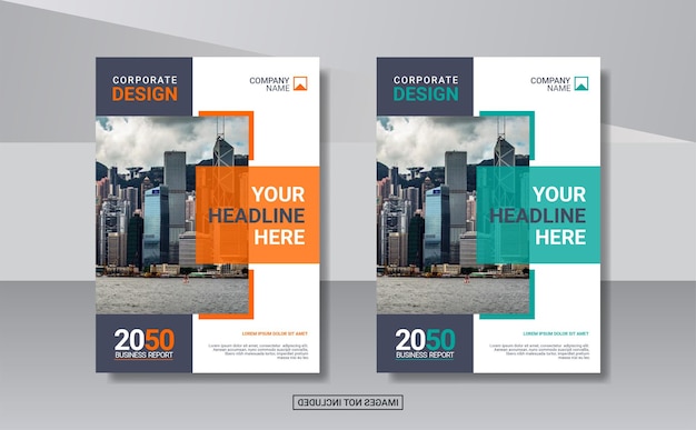 Creative corporate book cover design