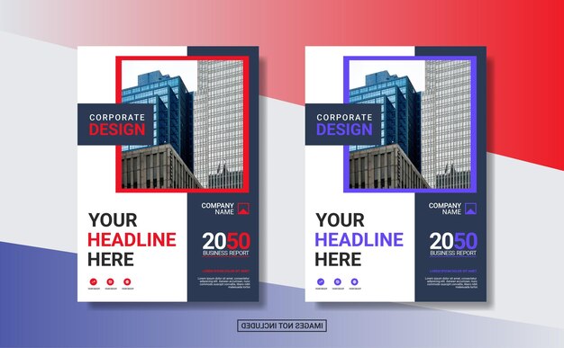 Creative corporate book cover design