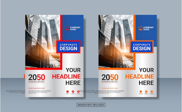 Creative corporate book cover design