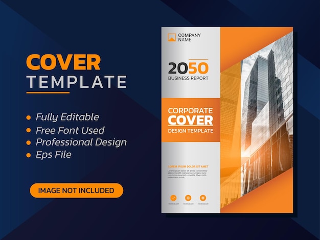 Creative corporate book cover design