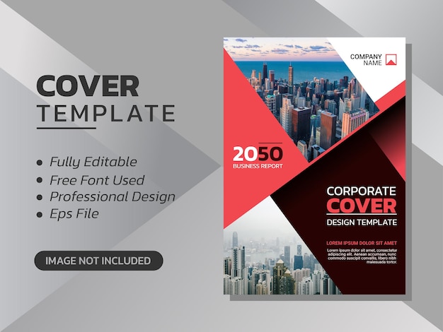 Creative corporate book cover design