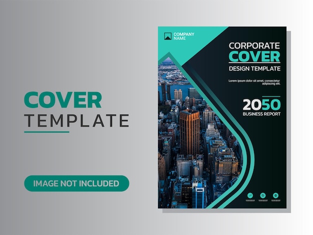 Vector creative corporate book cover design