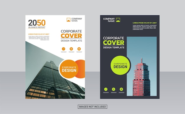 創造的な企業の本の表紙のデザイン