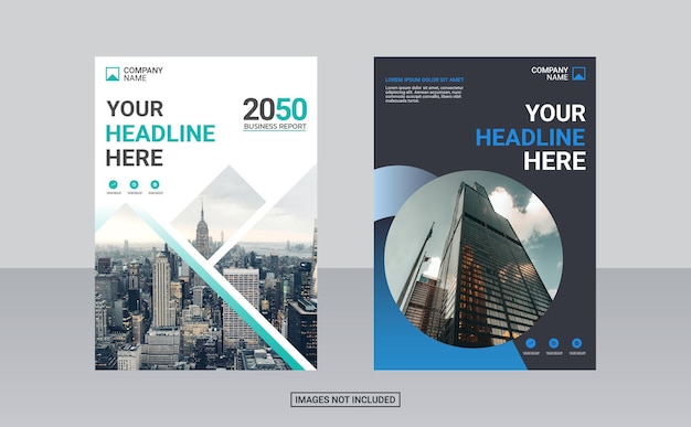 Vector creative corporate book cover design