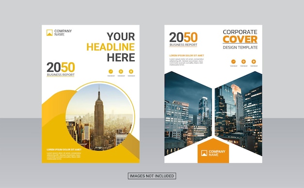 Creative corporate book cover design