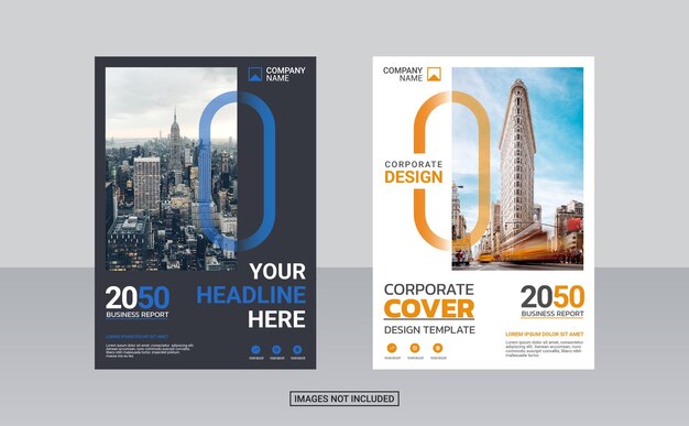 Creative corporate book cover design