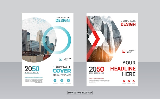 Creative corporate book cover design