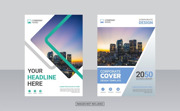 Creative corporate book cover design